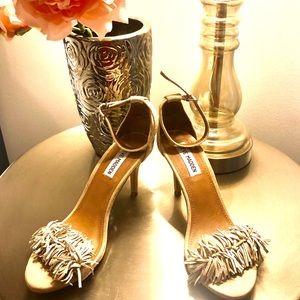 Nude Strap Sandals! Like New!  So Cute for Spring!